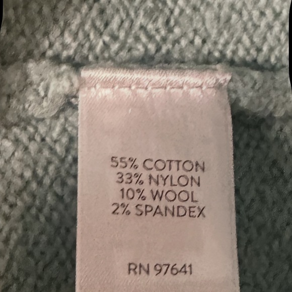 J Jill Sweater Size Medium Aqua Blue Long Sleeve Mock Neck Relaxed Fit Soft - Picture 8 of 12